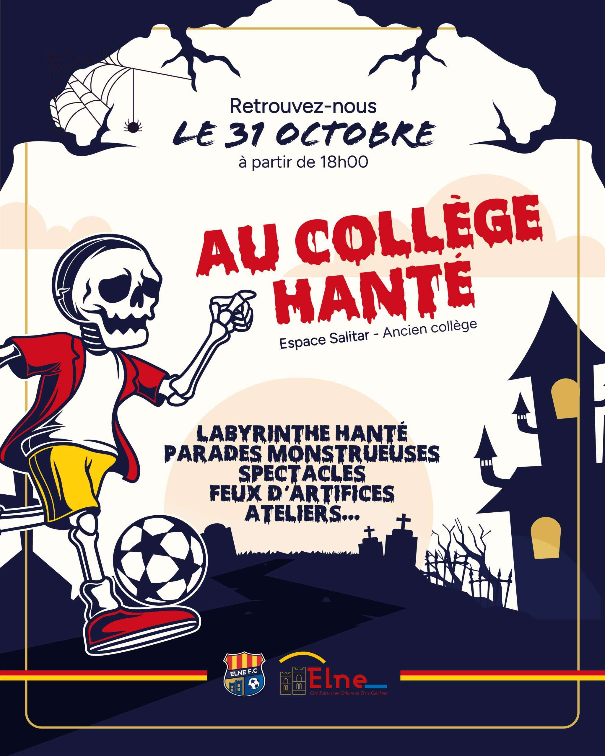 Affiche Au collège hanté