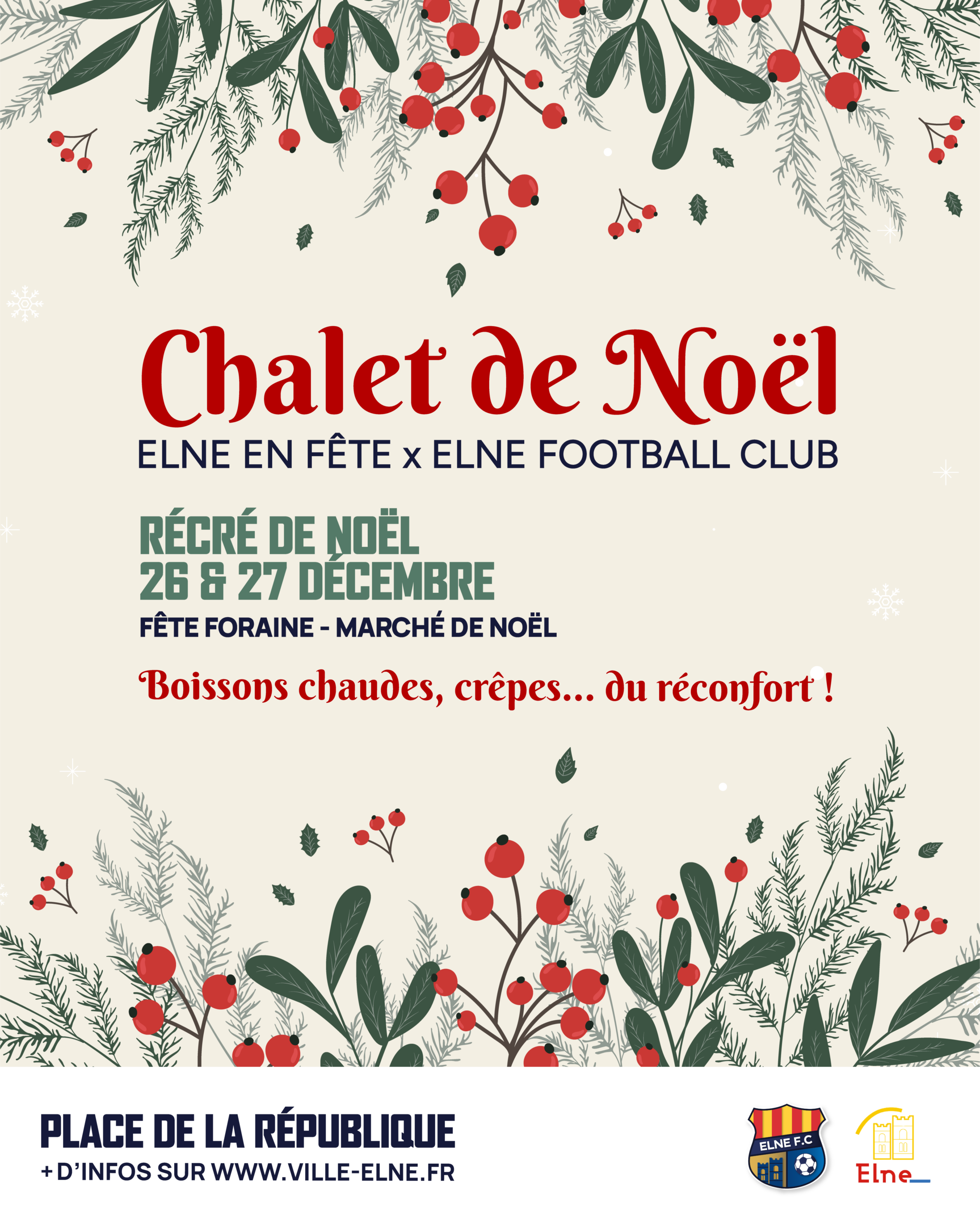 Affiche Chalet de Noël