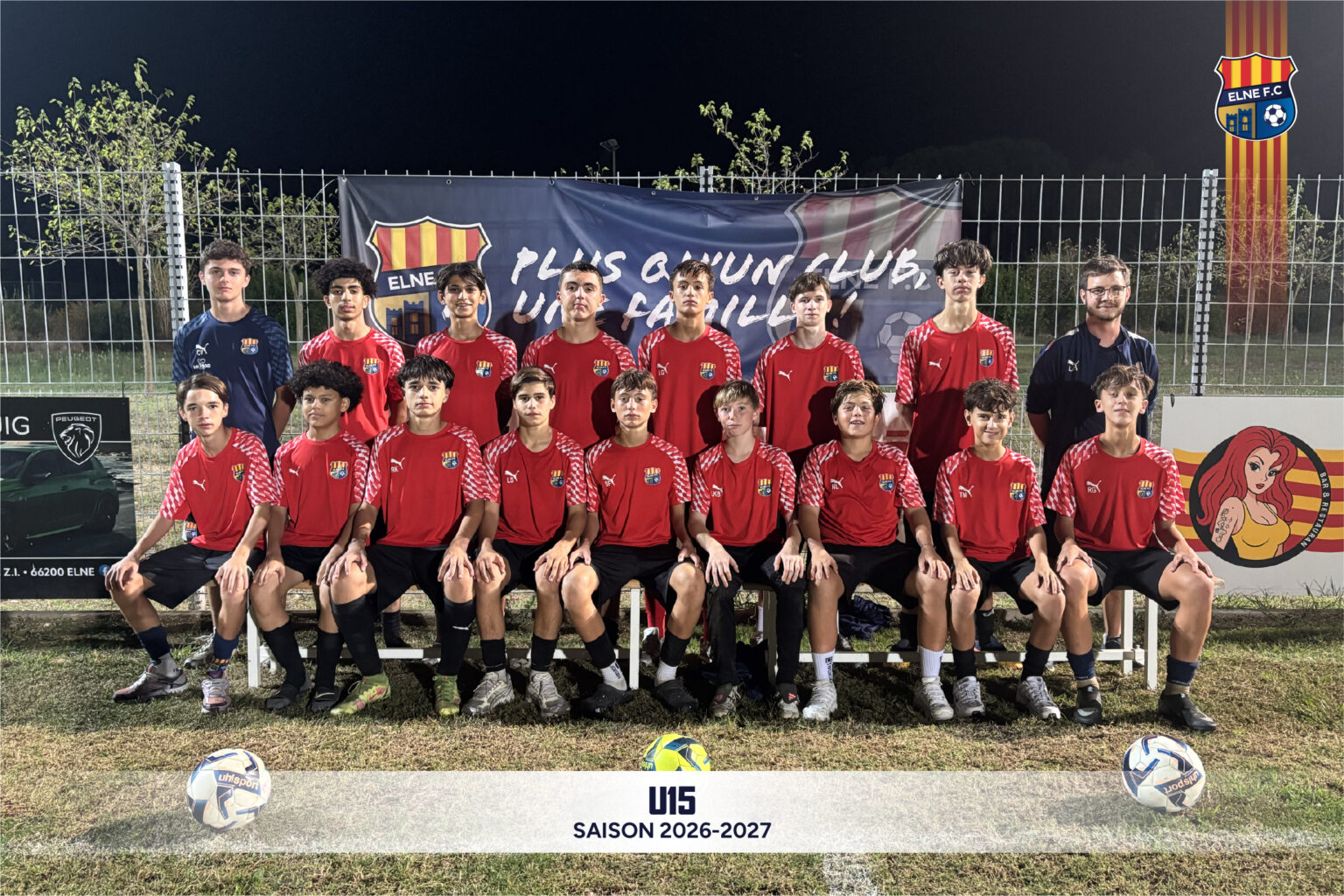 Équipe U15 du Elne FC — saison 2026-2027