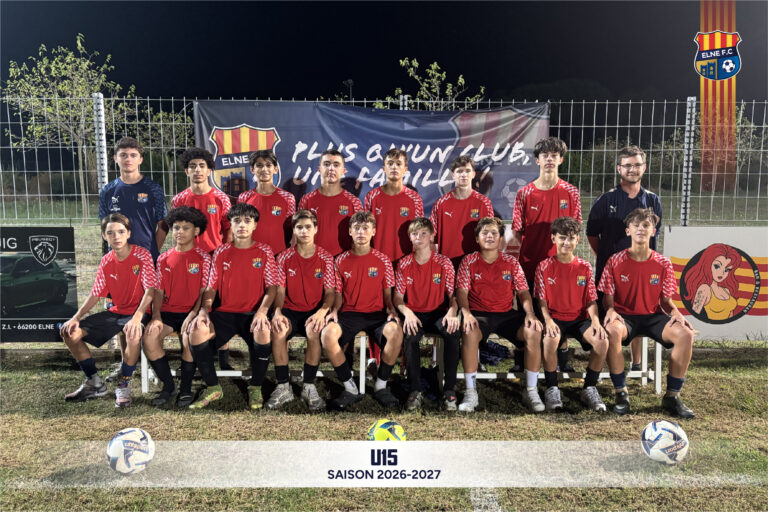 Équipe U15 du Elne FC — saison 2026-2027