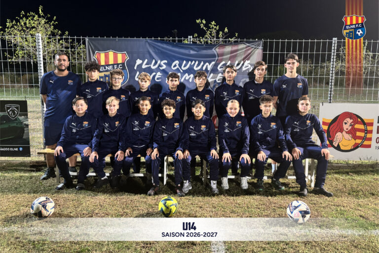 Équipe U14 du Elne FC — saison 2026-2027